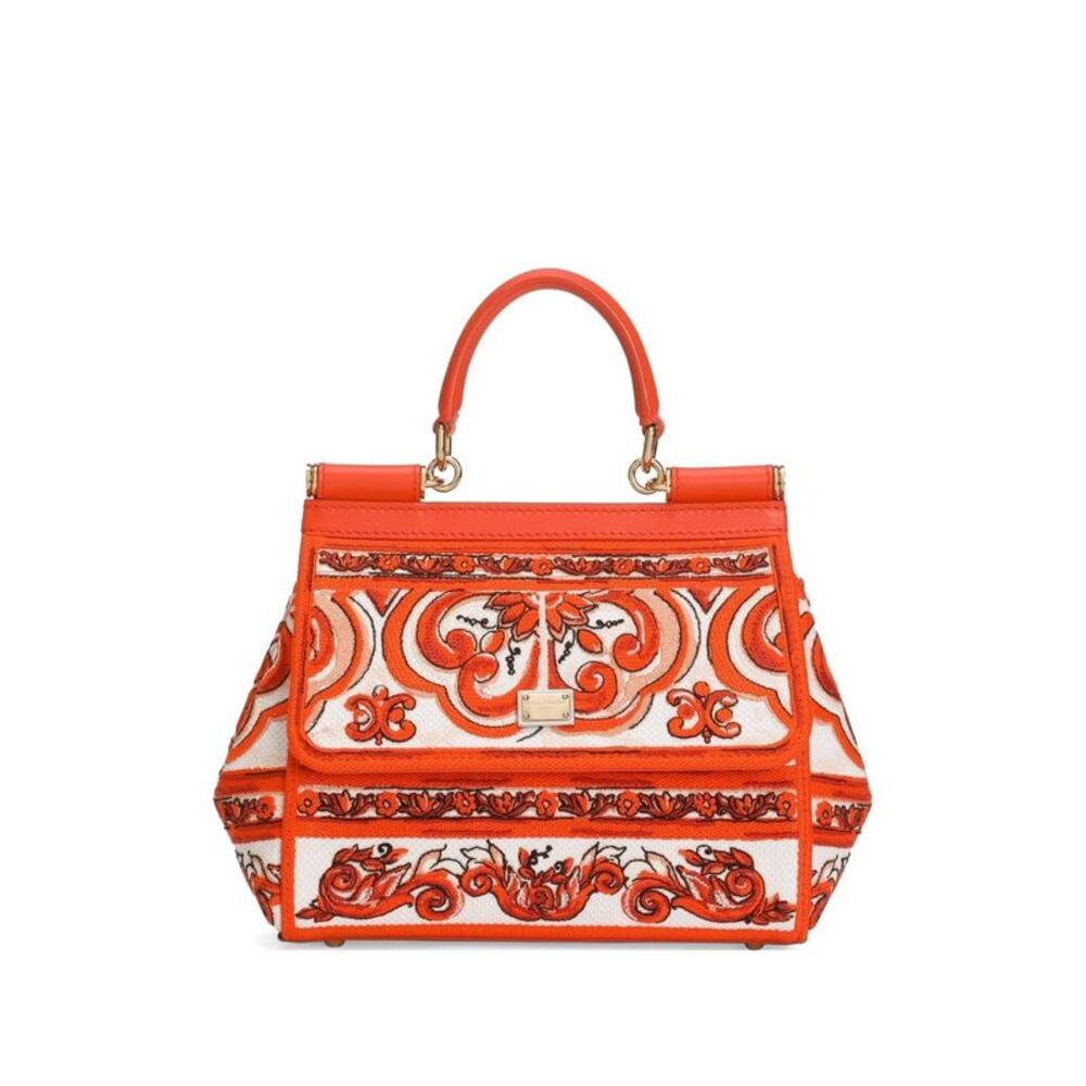 Dolce & Gabbana Women Sicily Maiolica Print Handbag